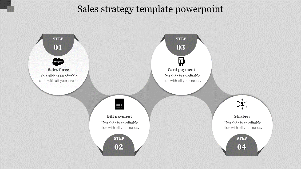 sales strategy template powerpoint-Gray